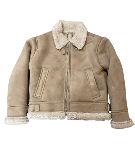 Signature Shearling Full-Zip Jacket
