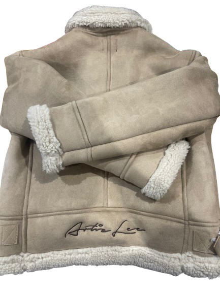 Signature Shearling Full-Zip Jacket