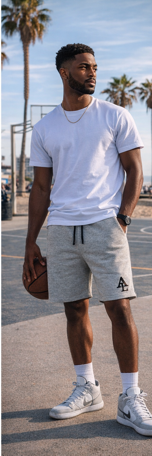 Brand Logo Fleece Shorts