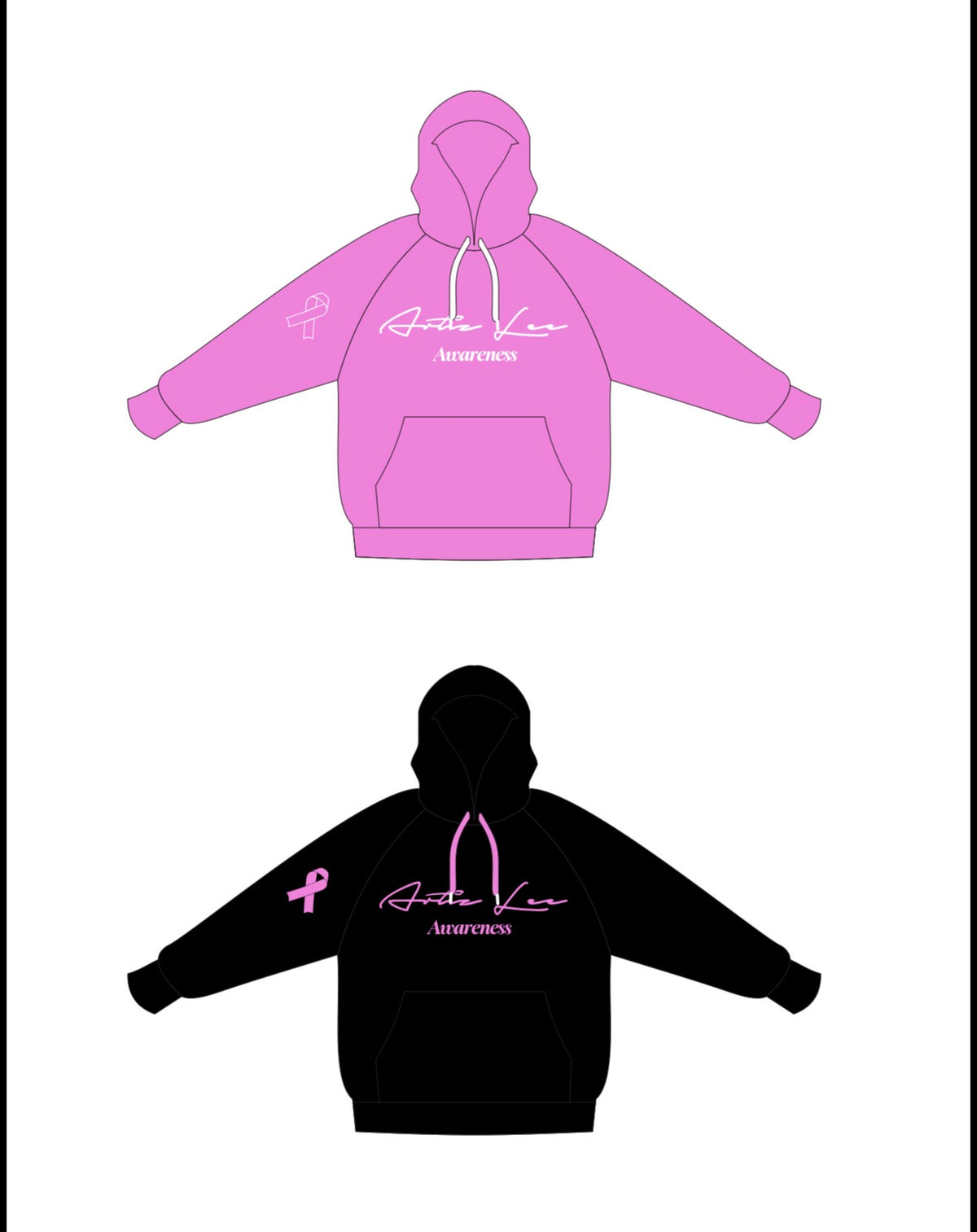 Breast Cancer Signature Hoodies (PREORDER)