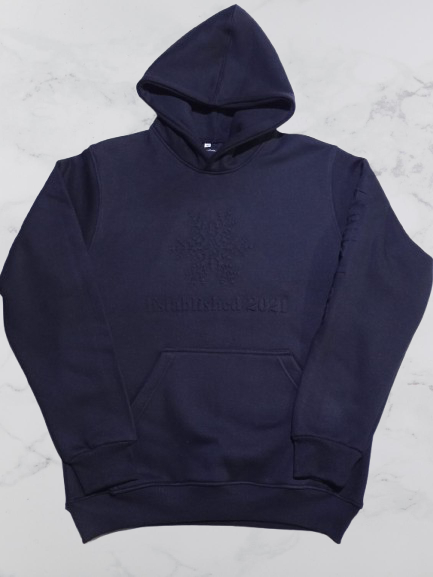 Embossed Winter Logo Hoodie