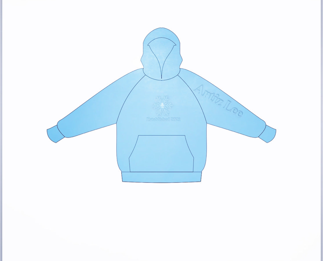 Embossed Winter Logo Hoodie