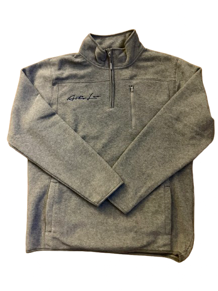 Signature Logo Quarter-Zip Fleece Sweatshirt